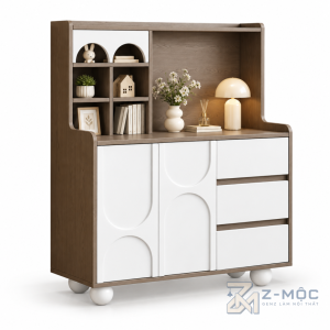 Tủ Trang Trí Gỗ MDF Thiết Kế Độc Đáo Hiện Đại ZM-94032 - ảnh chi tiết 1