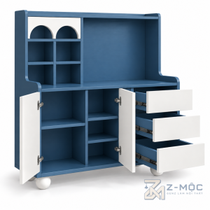 Tủ Trang Trí Gỗ MDF Thiết Kế Độc Đáo Hiện Đại ZM-94032 - ảnh chi tiết 6